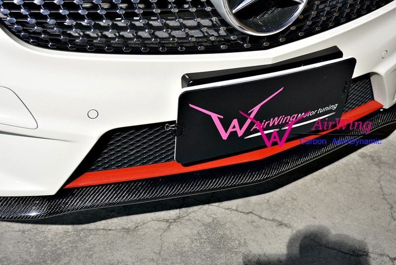 Benz W176 AMG carbon Front lip Insert 03